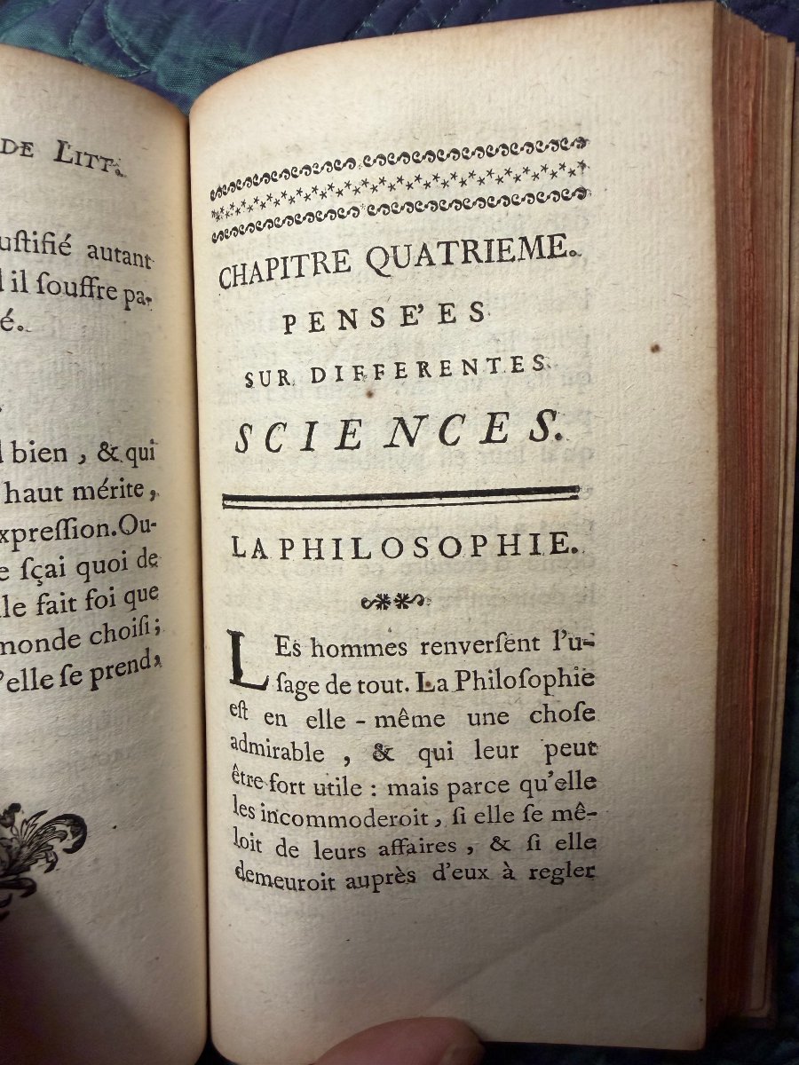 The Spirit Of Fontenelle, Or A Collection Of Thoughts Drawn From His Works, The Hague: P. Gosse, 1744-photo-5