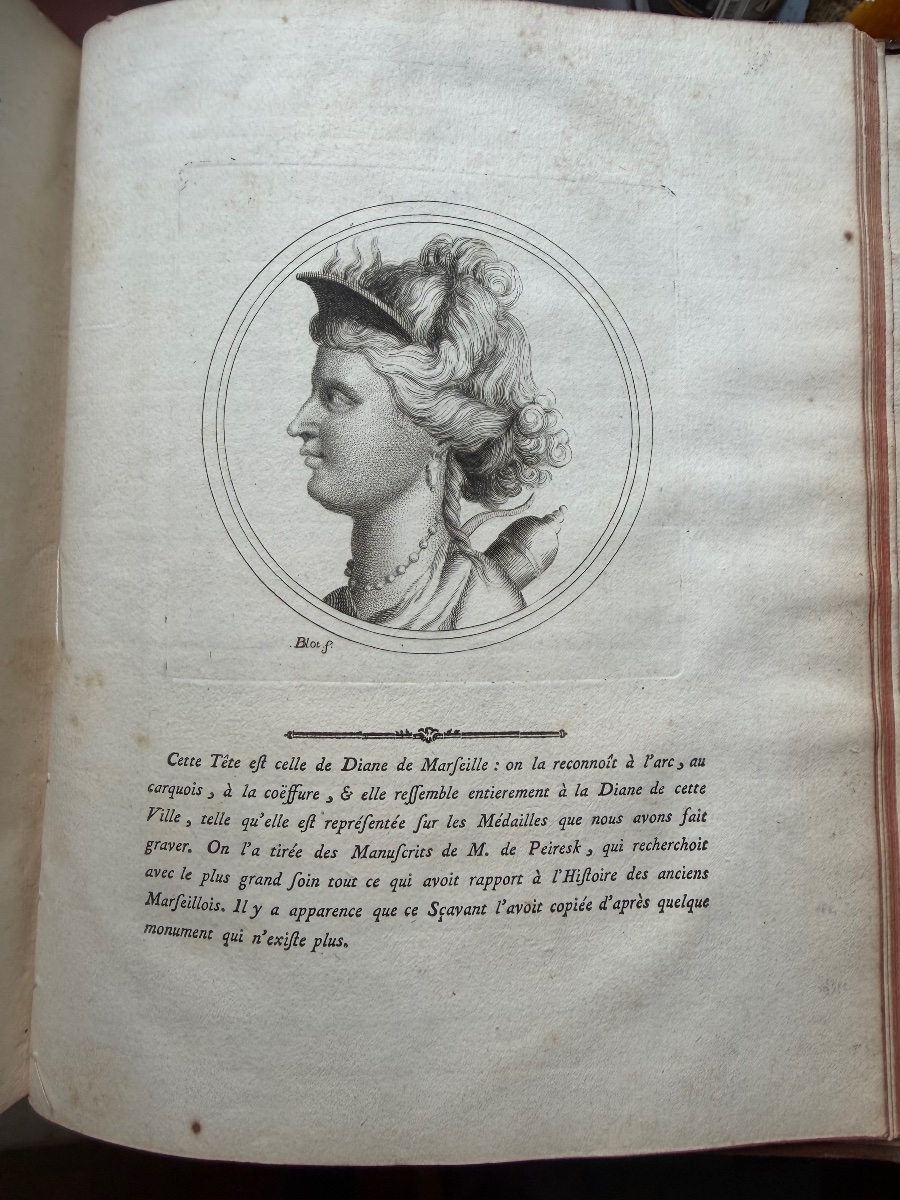  Rare: "general History Of Provence" (by Papon), Paris, 1777, Complete In 4 Vols., In-4-photo-2