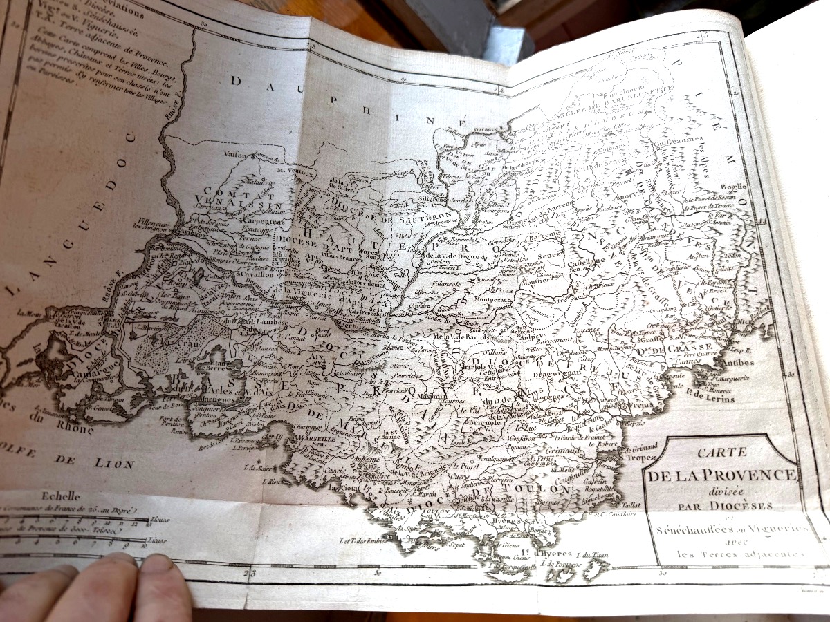  Rare: "general History Of Provence" (by Papon), Paris, 1777, Complete In 4 Vols., In-4-photo-8