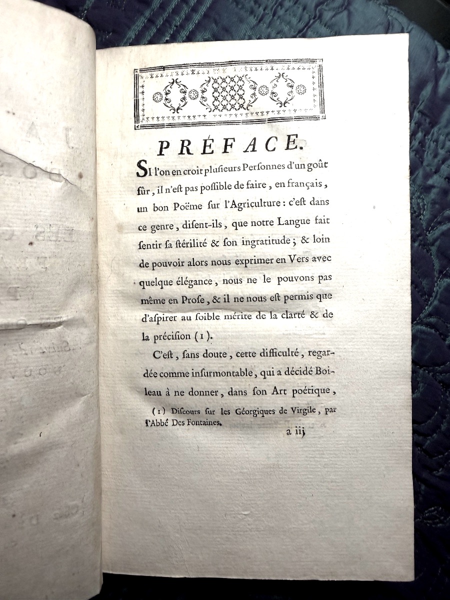 De la Bibliothèque du Roi Louis XVI "Les Jardins d'Ornemens" maroquin rouge frappé de ses Armes-photo-2