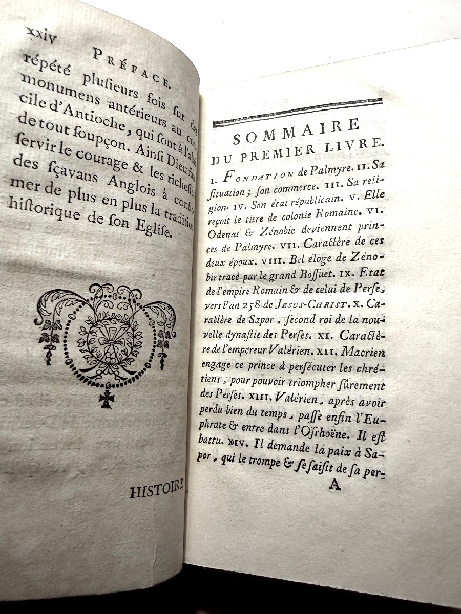 Histoire de Zénobie , Impératrice-Reine de Palmyre , par M. E.deH.) Joseph Jouve...Paris 1758.-photo-4