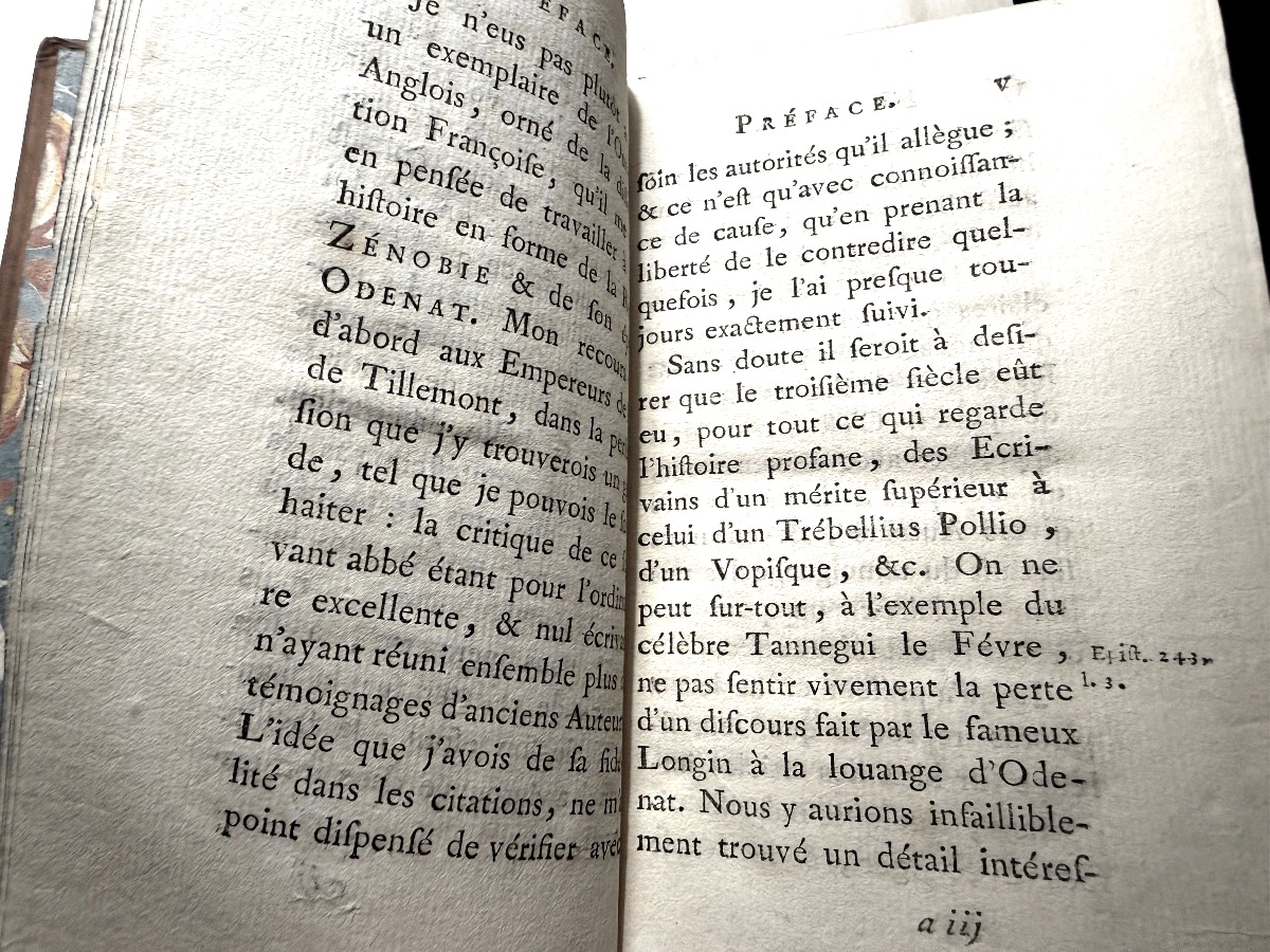 Histoire de Zénobie , Impératrice-Reine de Palmyre , par M. E.deH.) Joseph Jouve...Paris 1758.-photo-7