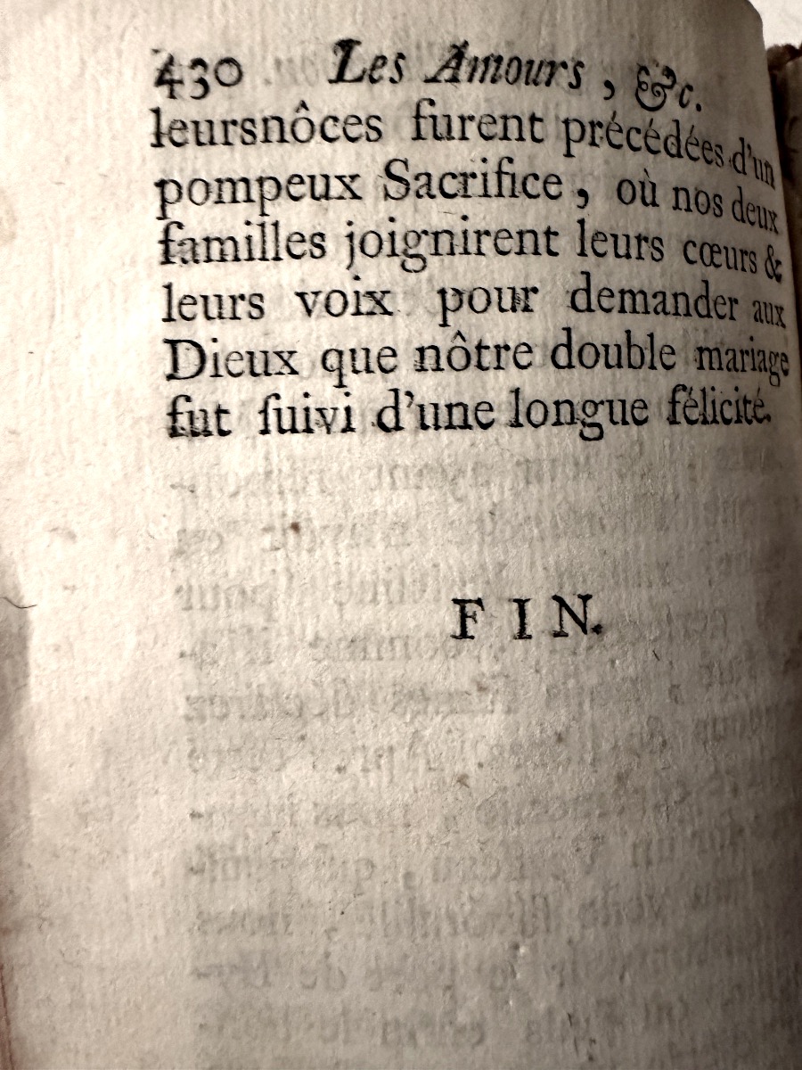  1 Vol. In 12 :"Les Amours de Leucippe et de Clitophon ," trad. du Grec . A  Amsterdam 1733-photo-8