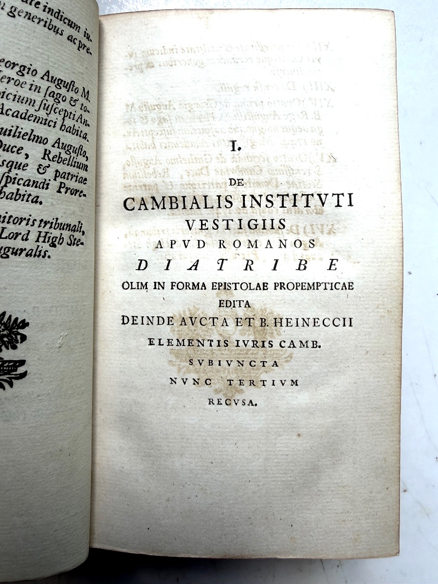 Rich Red Morocco Binding. "ge. Henrrici Ayrery D. Opuscula Minora. Göttingen, 1747. Large 12mo"-photo-8