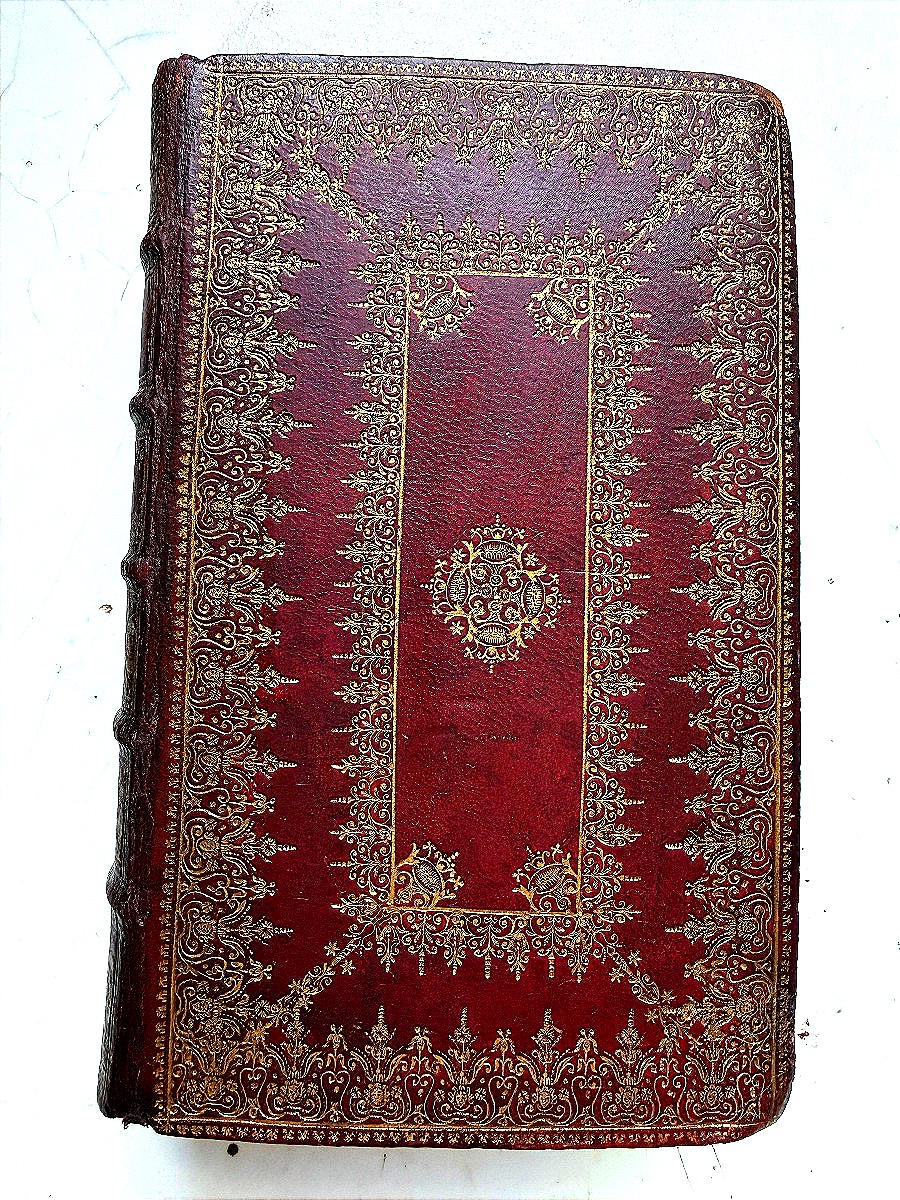 Rich Red Morocco Binding. "ge. Henrrici Ayrery D. Opuscula Minora. Göttingen, 1747. Large 12mo"