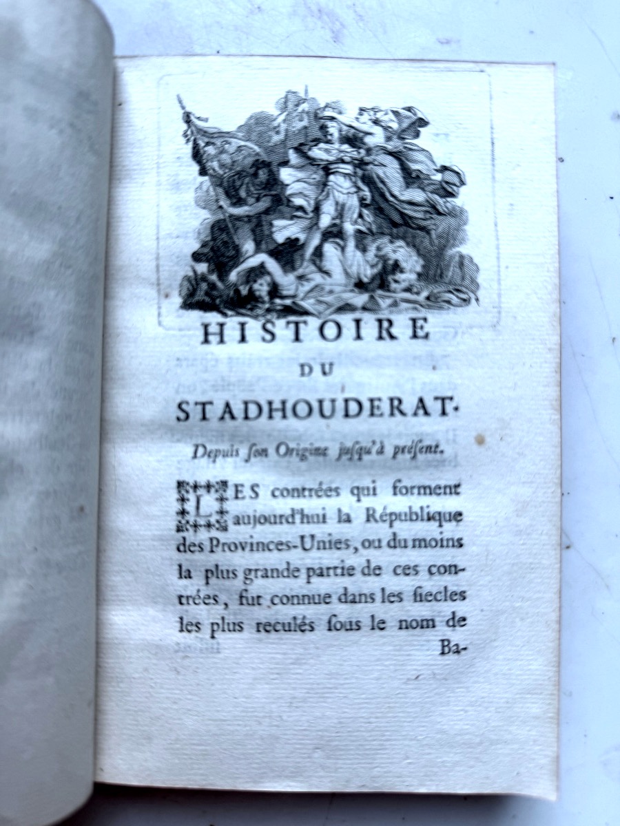 History Of The Stadtholdership From Its Origins To The Present, By Raynal; Published By Aux Armes, 1748.-photo-5