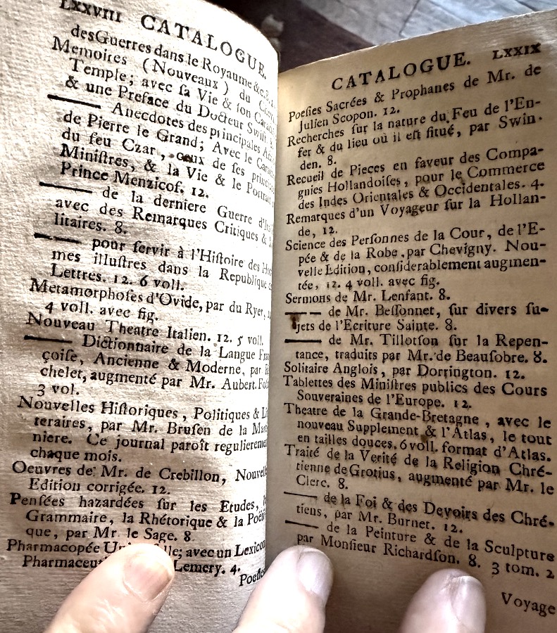 De la Bibliothèque des Princes d'Arenberg "Nouveau Mémoires du Chevalier Guillaume Temple. 1729-photo-8
