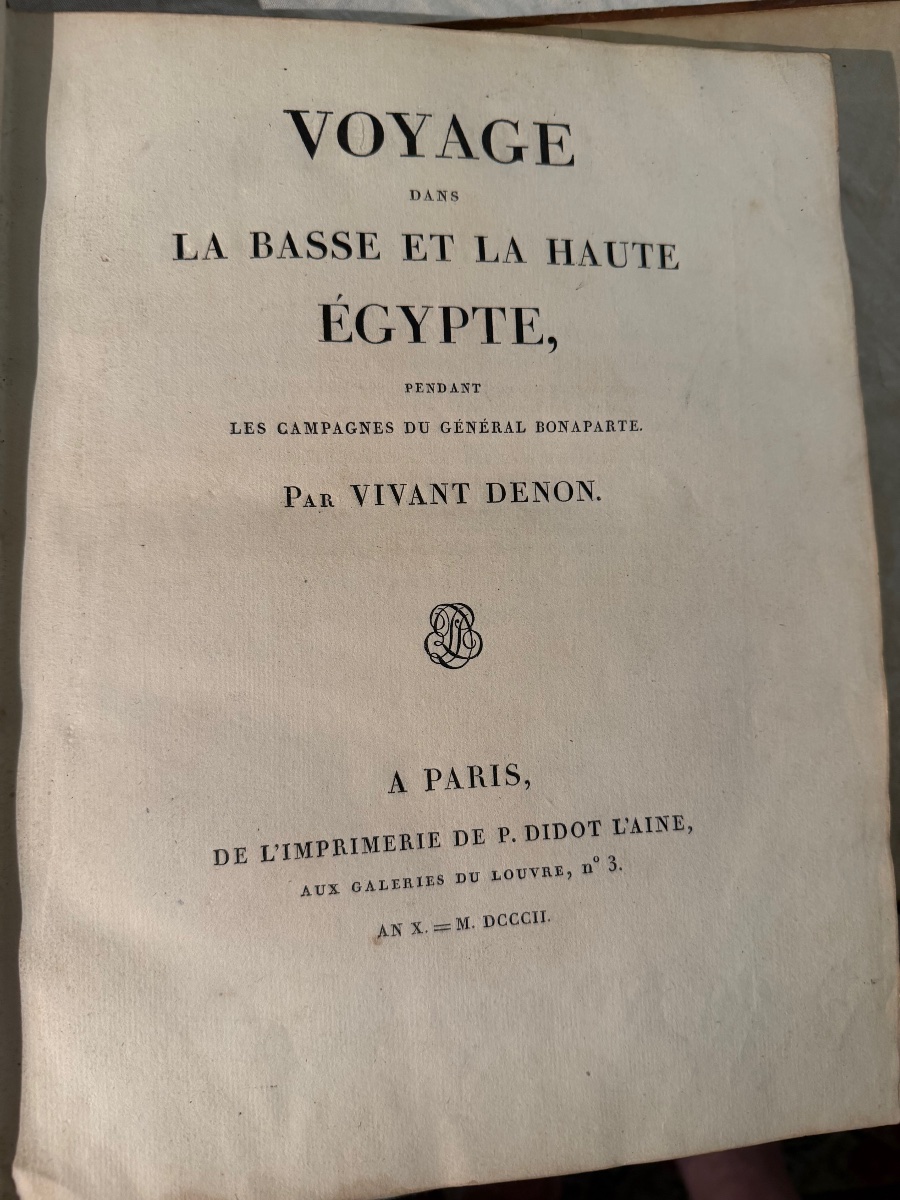 Journey Through Lower And Upper Egypt During General Bonaparte's Campaigns. Vol. V; Denon, 1802-photo-8
