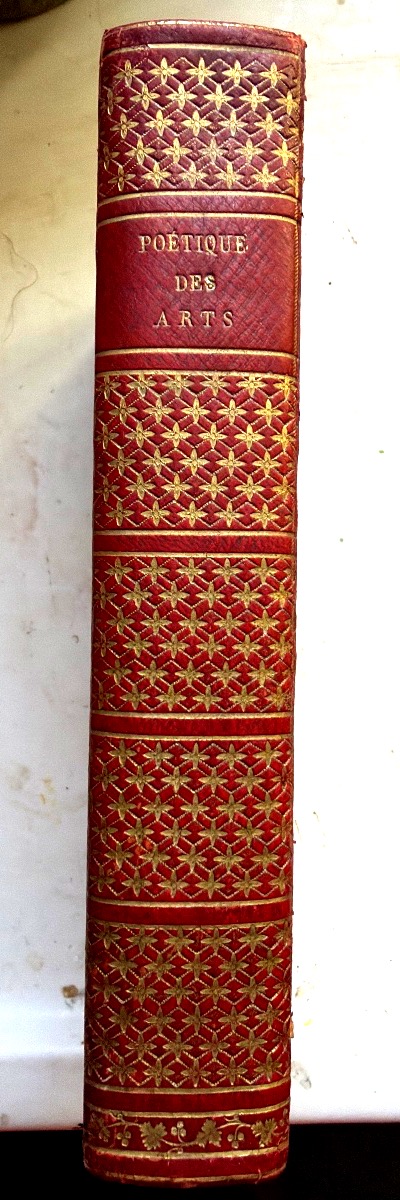 Poétique des Arts aux Armes de Louis XVIII de la bibliothèque d'Alexis de Rédé Hotel Lambert 19-photo-3