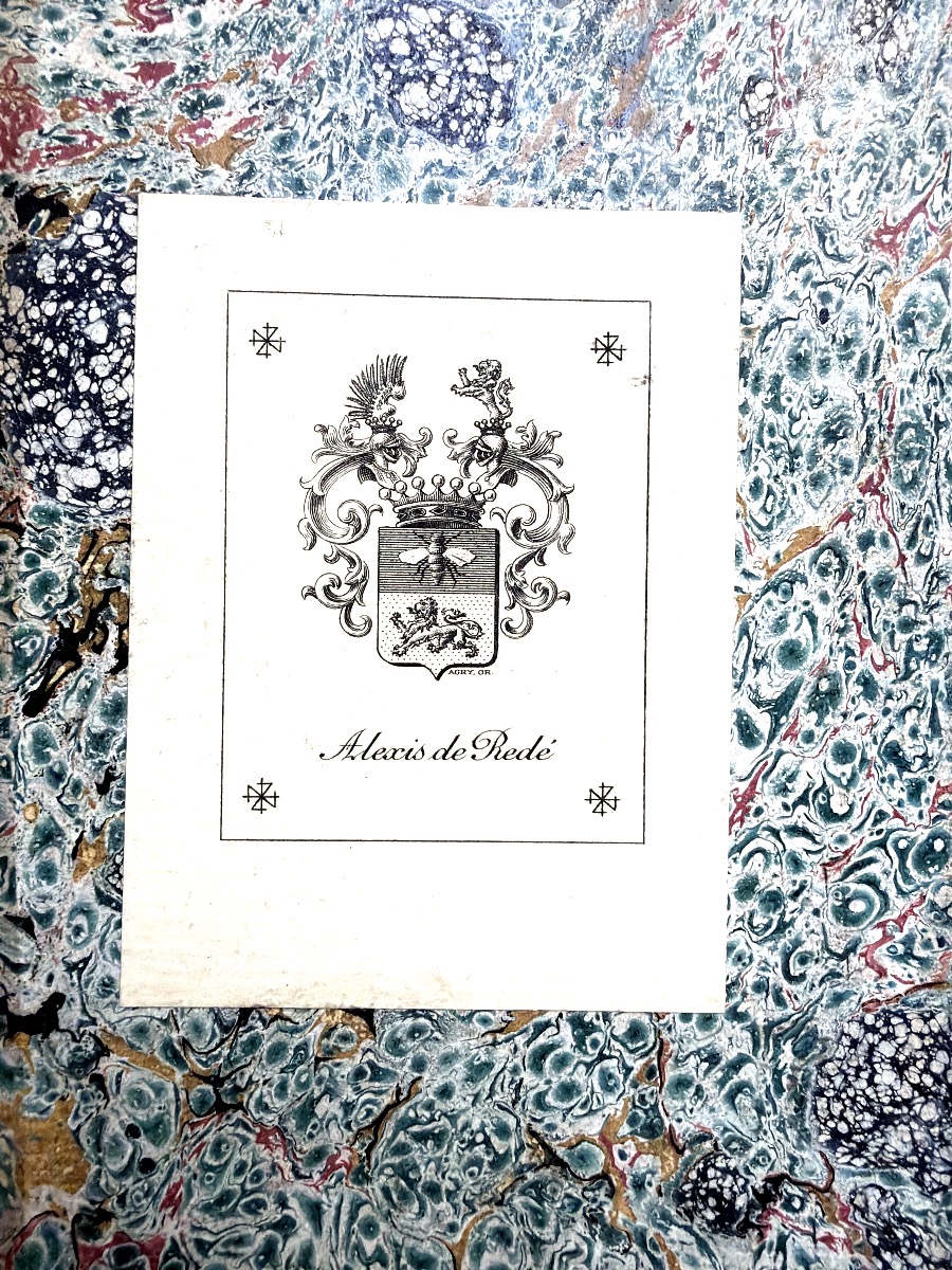 Poétique des Arts aux Armes de Louis XVIII de la bibliothèque d'Alexis de Rédé Hotel Lambert 19-photo-4