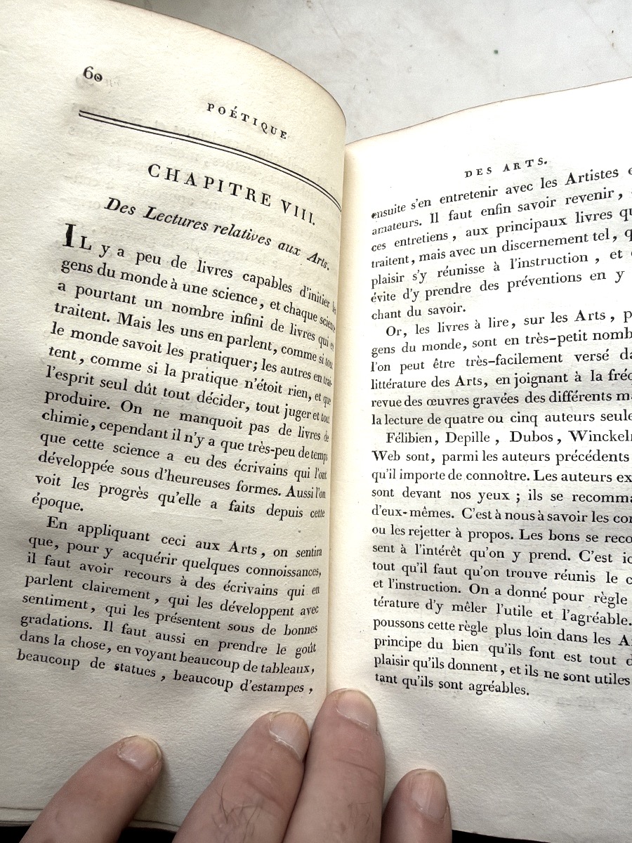 Poétique des Arts aux Armes de Louis XVIII de la bibliothèque d'Alexis de Rédé Hotel Lambert 19-photo-2