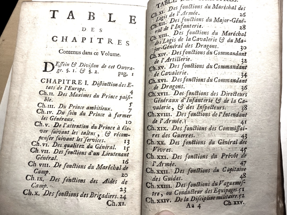 Mémoires sur la Guerre contenant les Maximes de l'Art Militaire du Marquis de Feuquières  ,1734-photo-6
