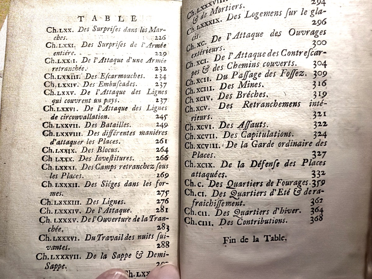 Mémoires sur la Guerre contenant les Maximes de l'Art Militaire du Marquis de Feuquières  ,1734-photo-8