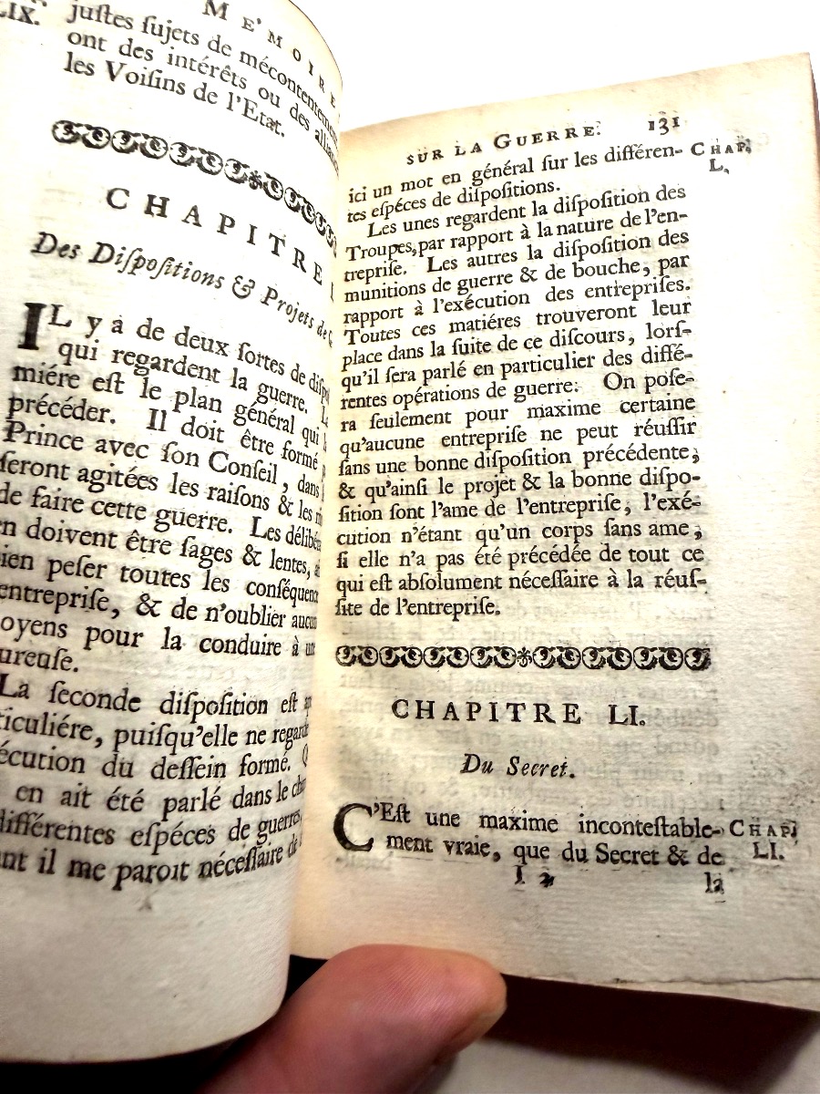 Mémoires sur la Guerre contenant les Maximes de l'Art Militaire du Marquis de Feuquières  ,1734-photo-5