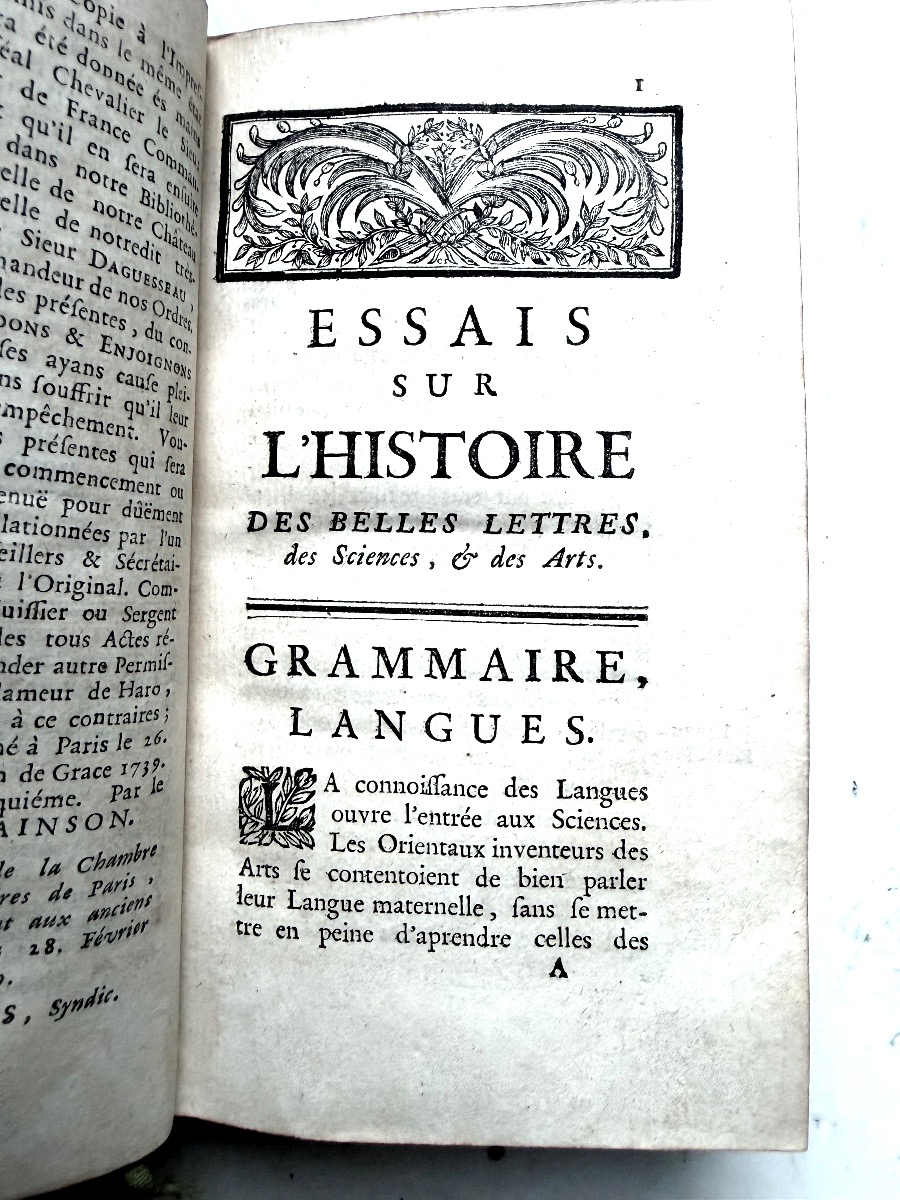 Essays On The History Of Literature, Science, And The Arts, By Mr. Juvenel De Carlencas-photo-5