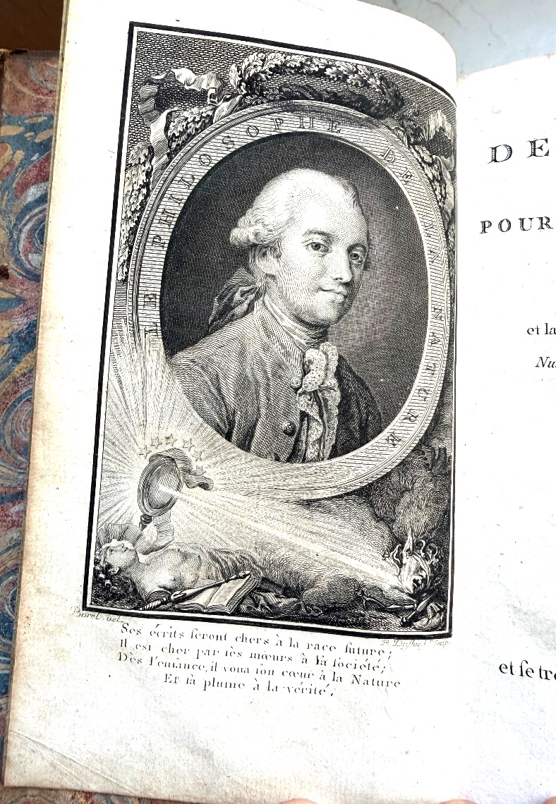 7 Vol. In 8 : "De la Philosophie de la Nature , ou Traité de Morale pour le Genre Humain" .1789