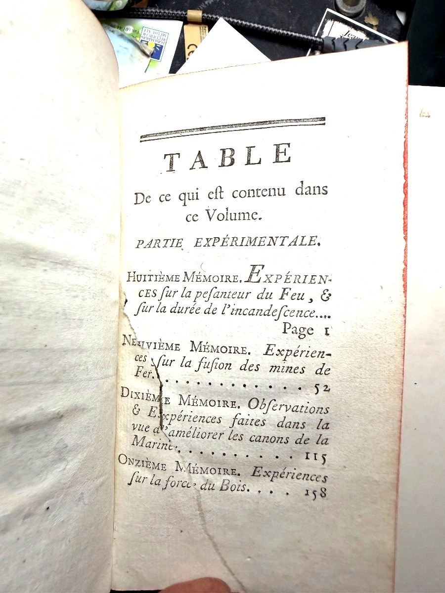 Suite à la Théorie de la terre 1776 Dos et plats aux Armes du" Marquis de Verneuil "2 Vol In 12-photo-4