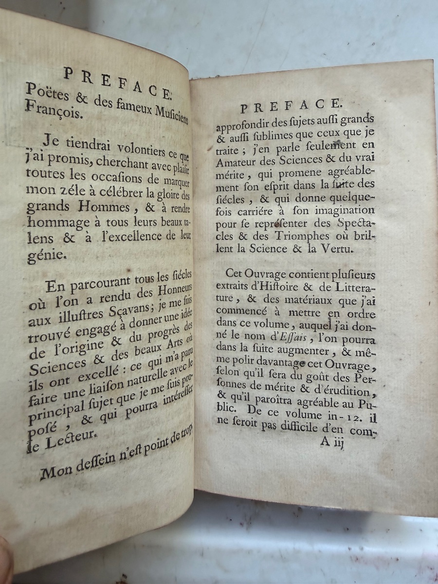 Essays On The Honors And Monuments Bestowed Upon Distinguished Scholars. Titon Du Tillet, 1734-photo-5