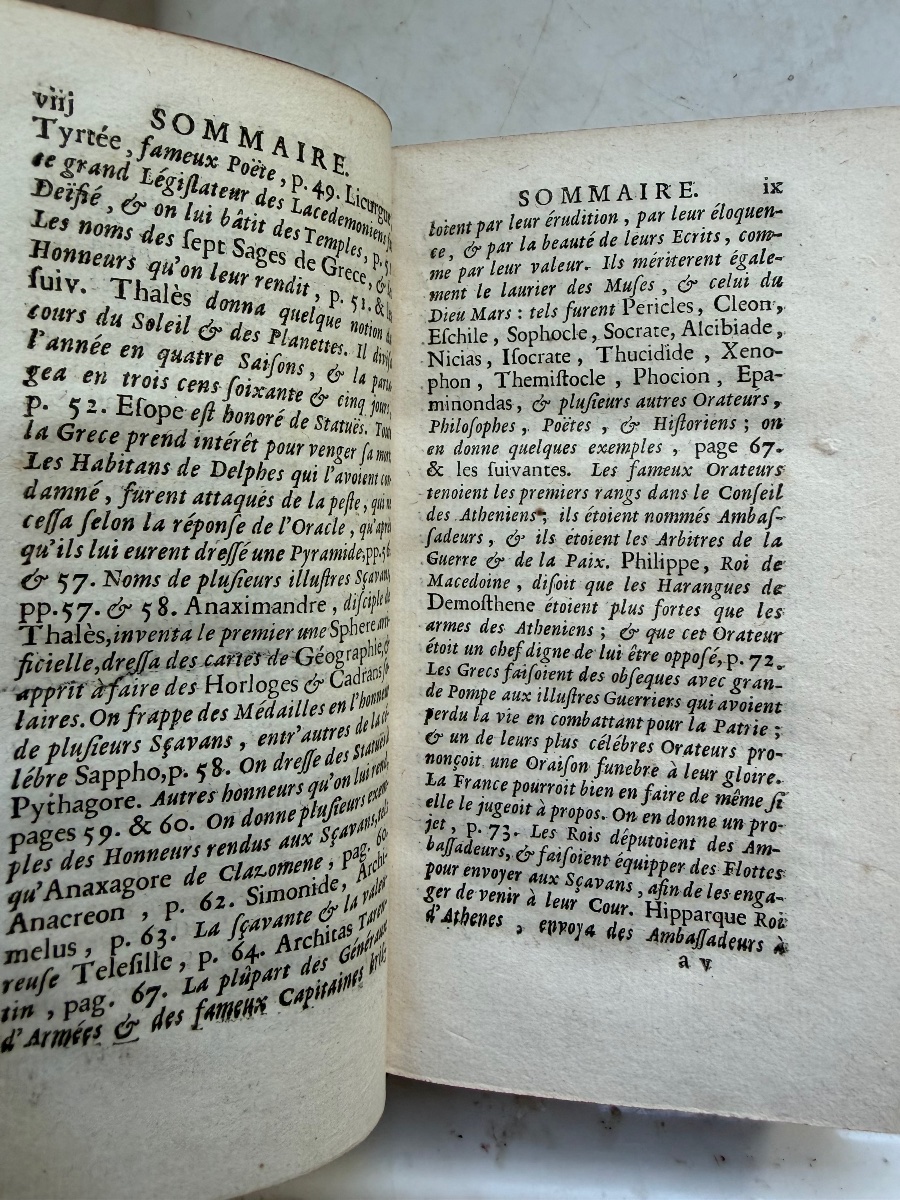 Essays On The Honors And Monuments Bestowed Upon Distinguished Scholars. Titon Du Tillet, 1734-photo-7