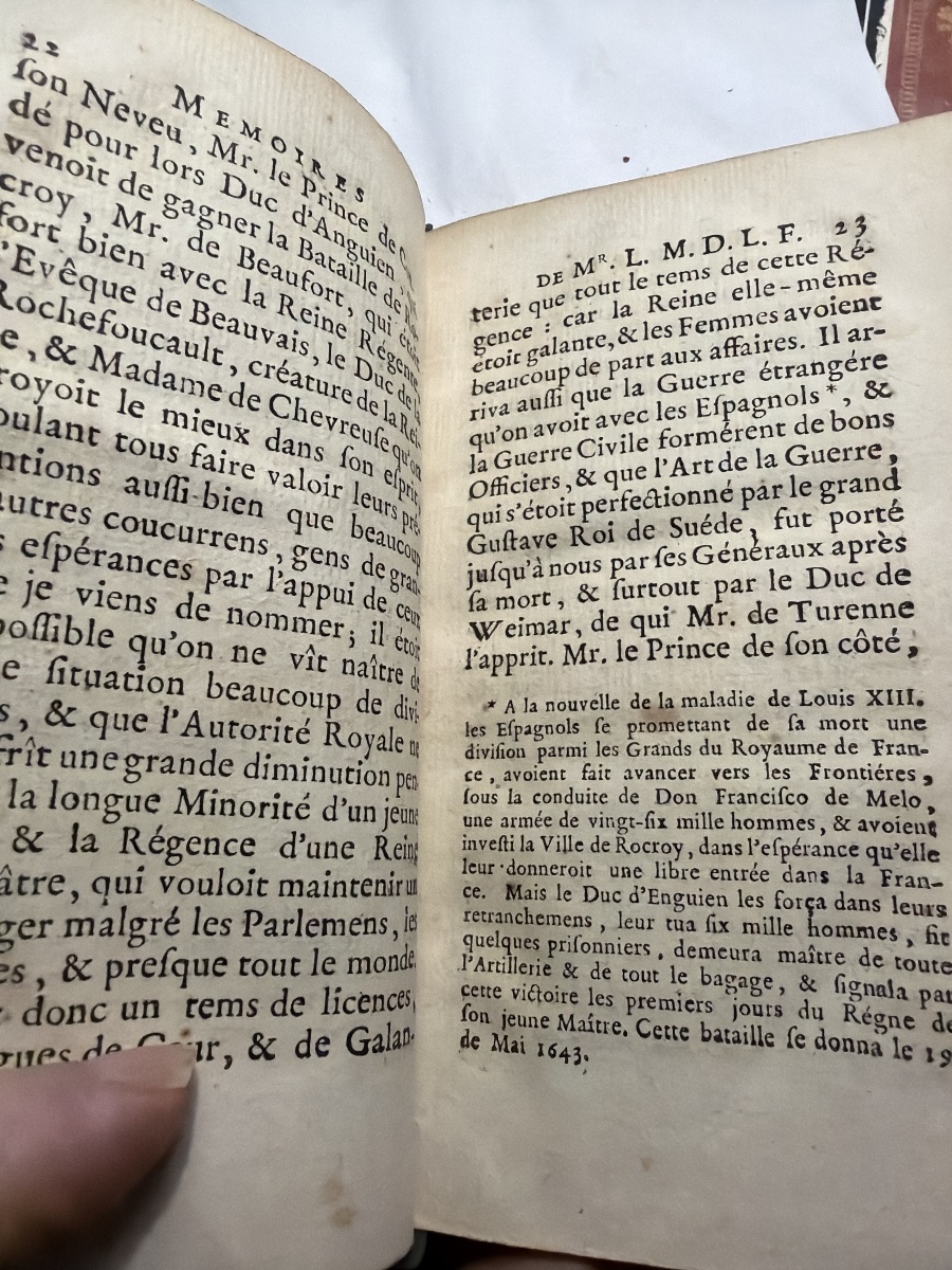 Rares Mémoires du Marquis de la Fare .1749, sur les principaux événements du règne de Louis XIV-photo-3