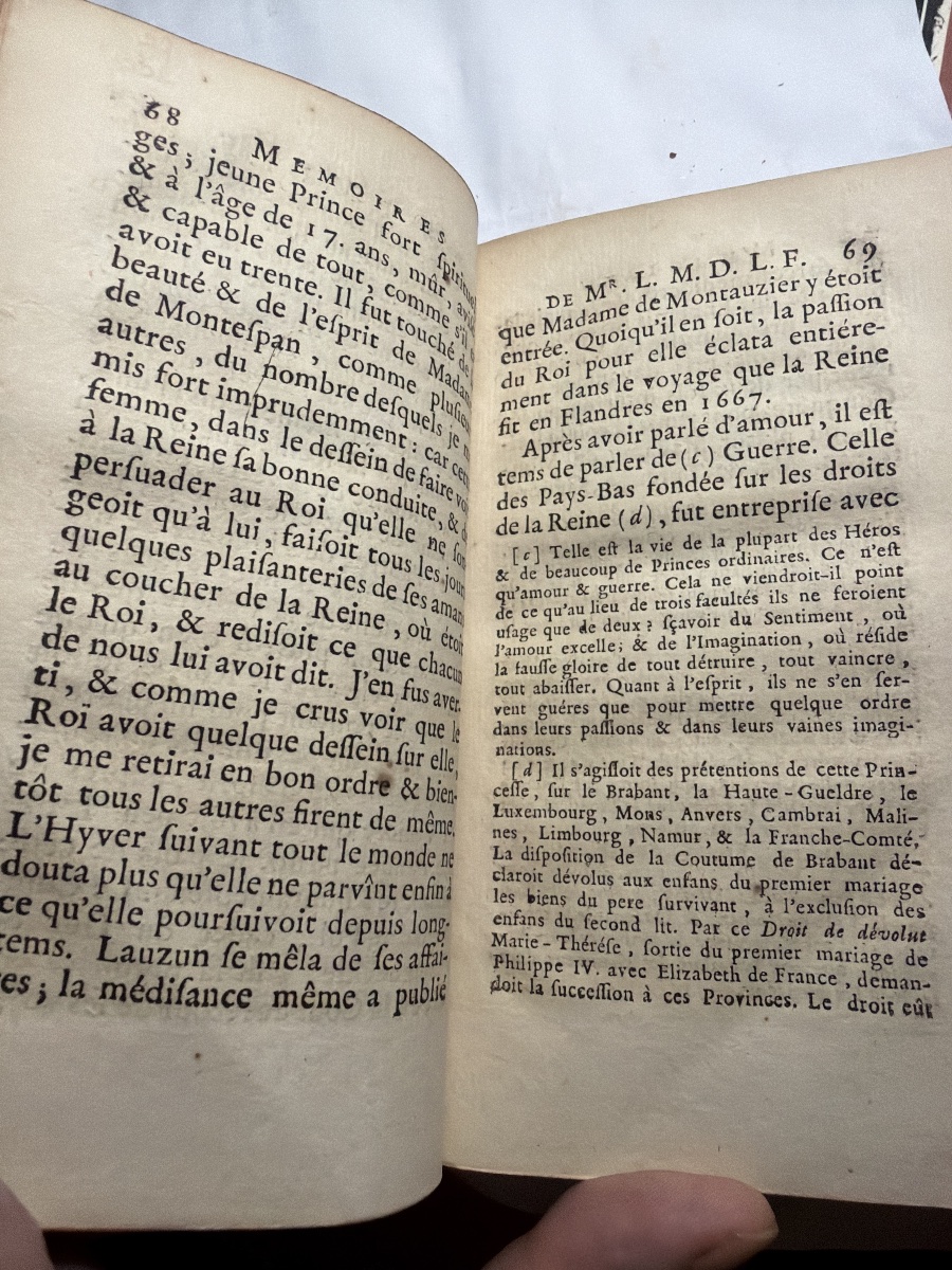 Rares Mémoires du Marquis de la Fare .1749, sur les principaux événements du règne de Louis XIV-photo-4