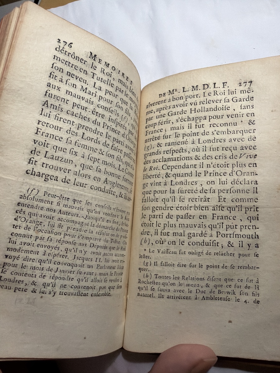 Rares Mémoires du Marquis de la Fare .1749, sur les principaux événements du règne de Louis XIV-photo-7