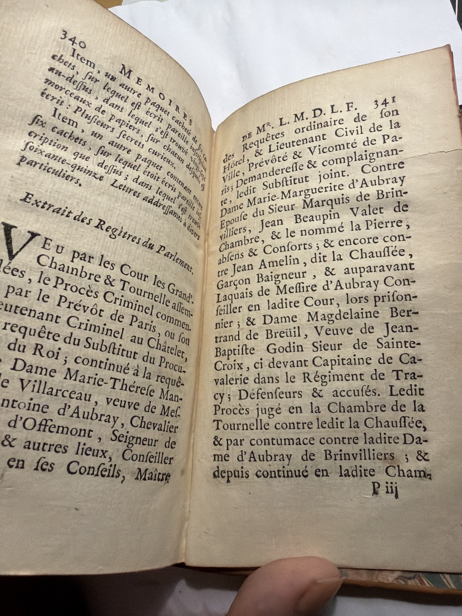 Rares Mémoires du Marquis de la Fare .1749, sur les principaux événements du règne de Louis XIV-photo-8