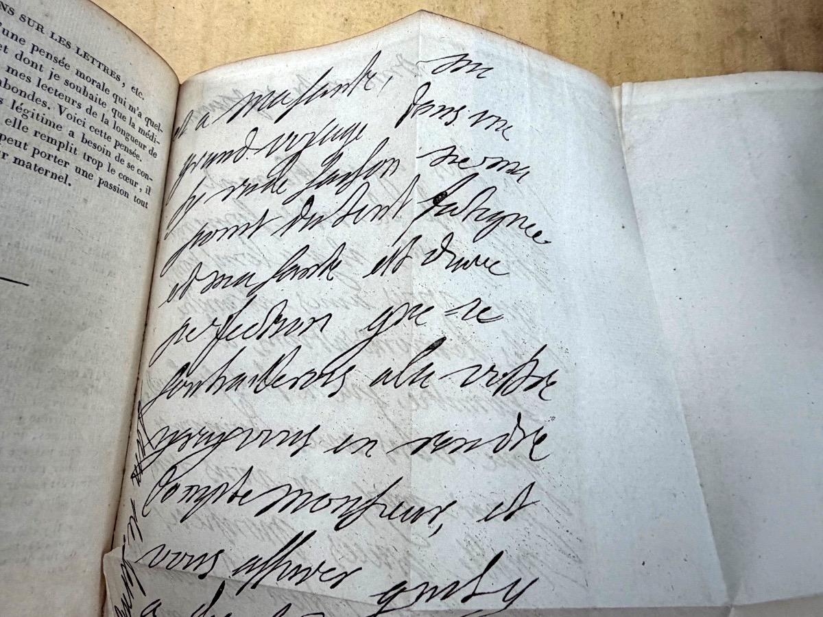 At The Armes Du Collège Henri Iv: "letters Of Madame De Sévigné," 12 Vols., In-8, Morocco Binding, 1818-photo-8