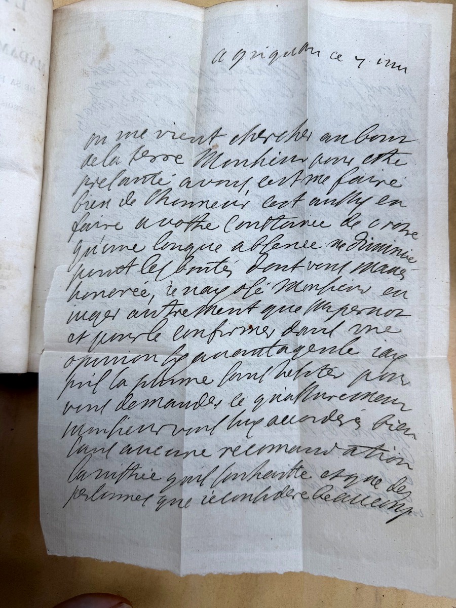 At The Armes Du Collège Henri Iv: "letters Of Madame De Sévigné," 12 Vols., In-8, Morocco Binding, 1818-photo-5