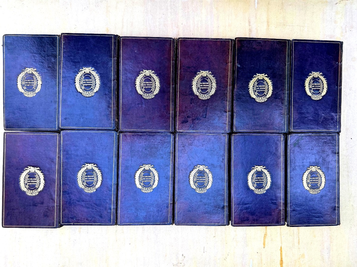 At The Armes Du Collège Henri Iv: "letters Of Madame De Sévigné," 12 Vols., In-8, Morocco Binding, 1818