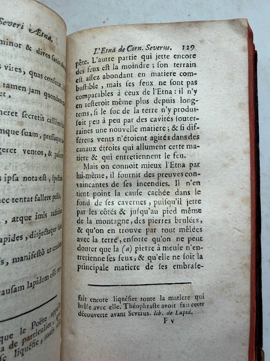 "L'Etna" DEP. Cornelius Severus. et Les Sentences de Publius Syrus , Trad; en Français 1736..1V-photo-6
