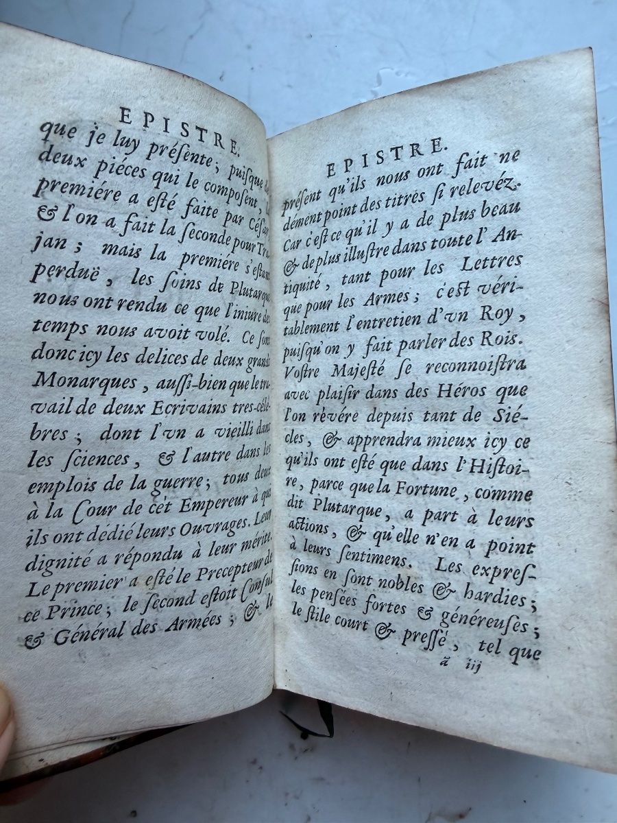 In 12  Armes des Montmorency-Fosseux (1731-1799) "Les Apohtegmes des Anciens" de N. Perrot 1664-photo-5