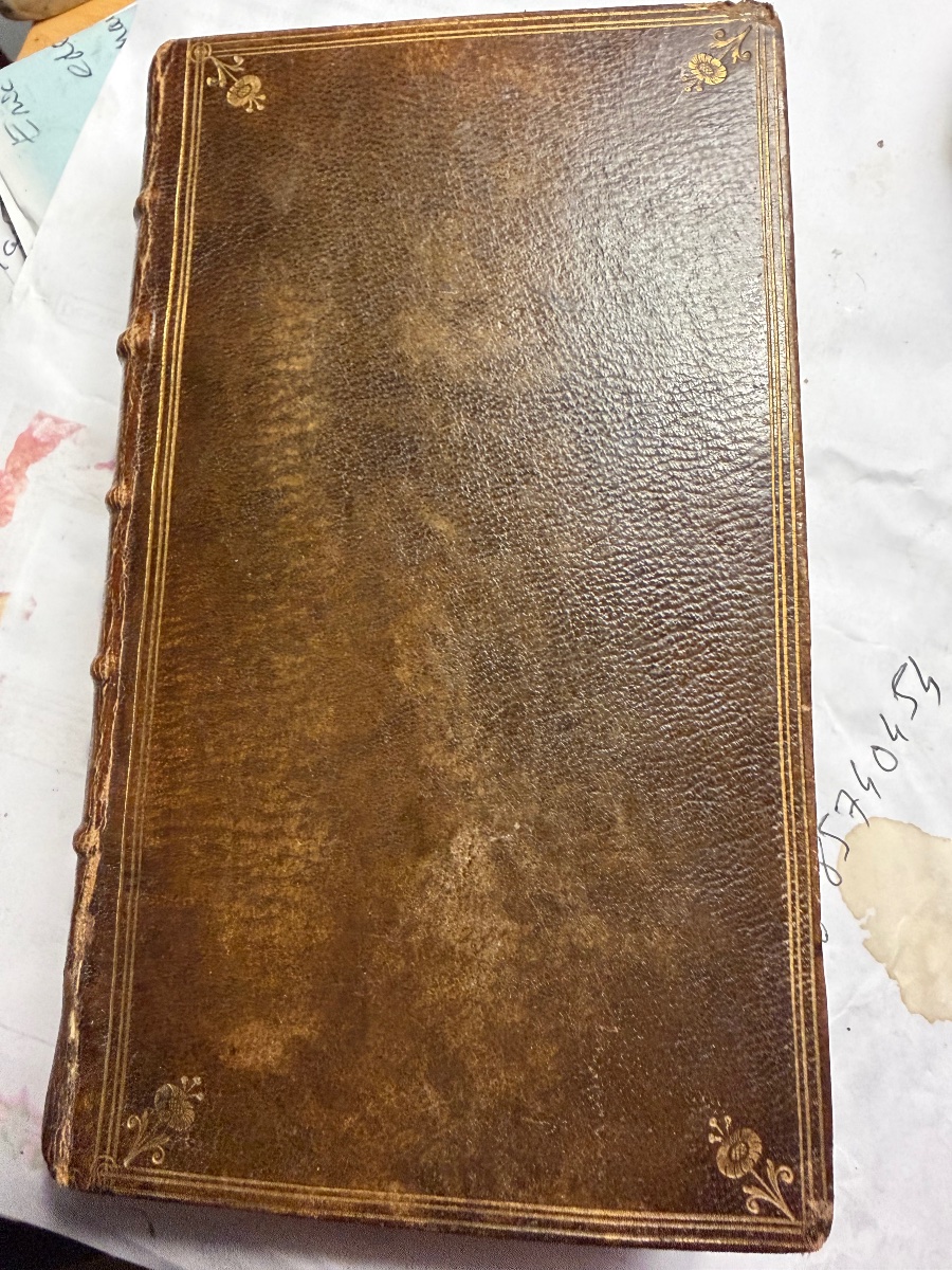 A Fine Copy In 12°, Olive Morocco Leather, *sermons By M. Massillon*, Bishop Of Clermont, Advent 1745-photo-4