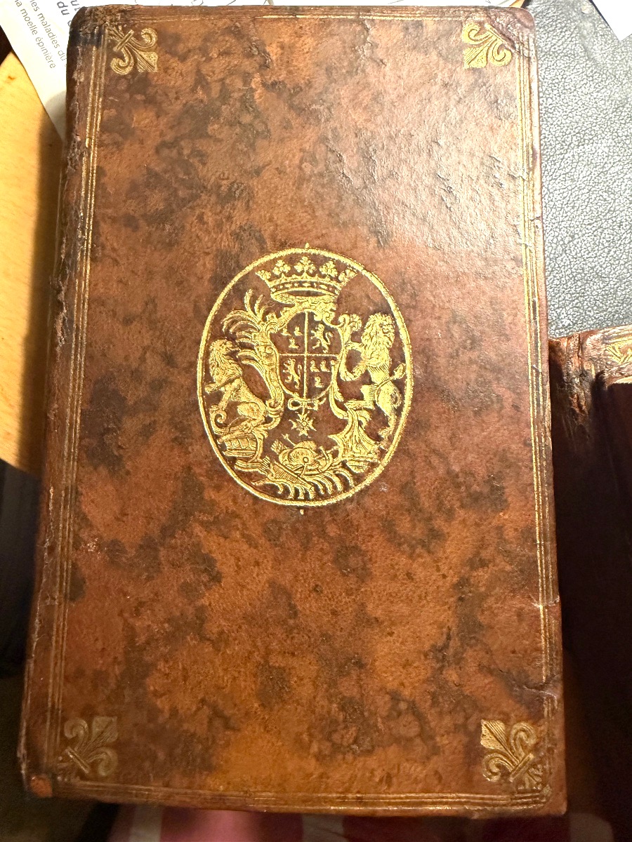 "3 Vol. In 12: History Of Louis XI," Aux Armes, By M. Duclos. Paris, 1745-photo-2