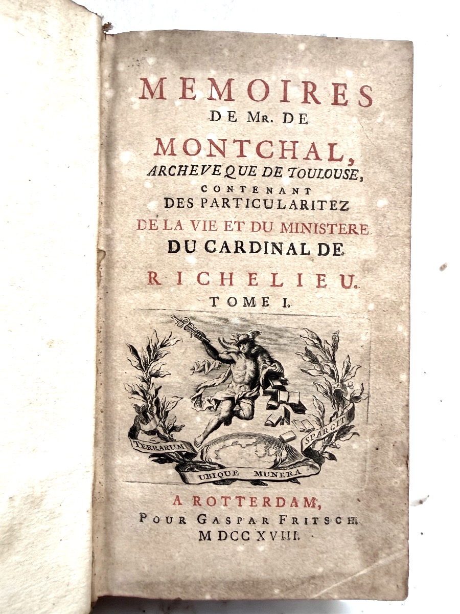 Mémoires de Mr de Montchal .Sur les particularités de la Vie et du Ministère de Richelieu. 1718-photo-3