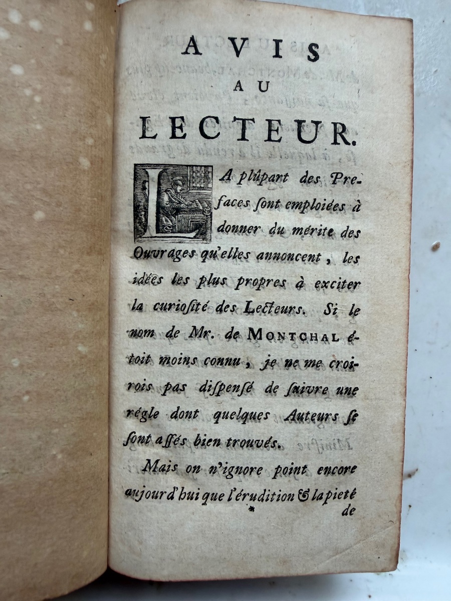 Mémoires de Mr de Montchal .Sur les particularités de la Vie et du Ministère de Richelieu. 1718-photo-3