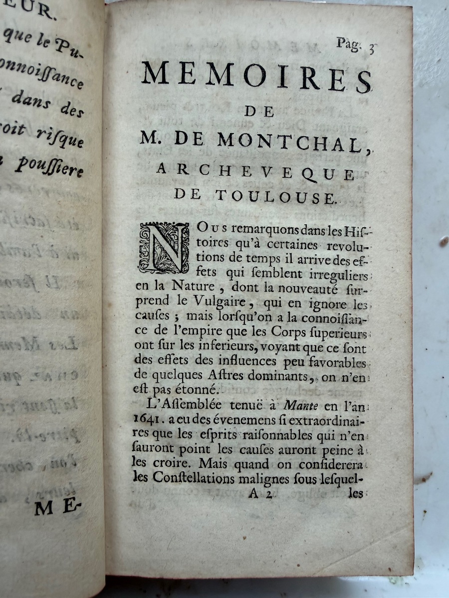 Mémoires de Mr de Montchal .Sur les particularités de la Vie et du Ministère de Richelieu. 1718-photo-7