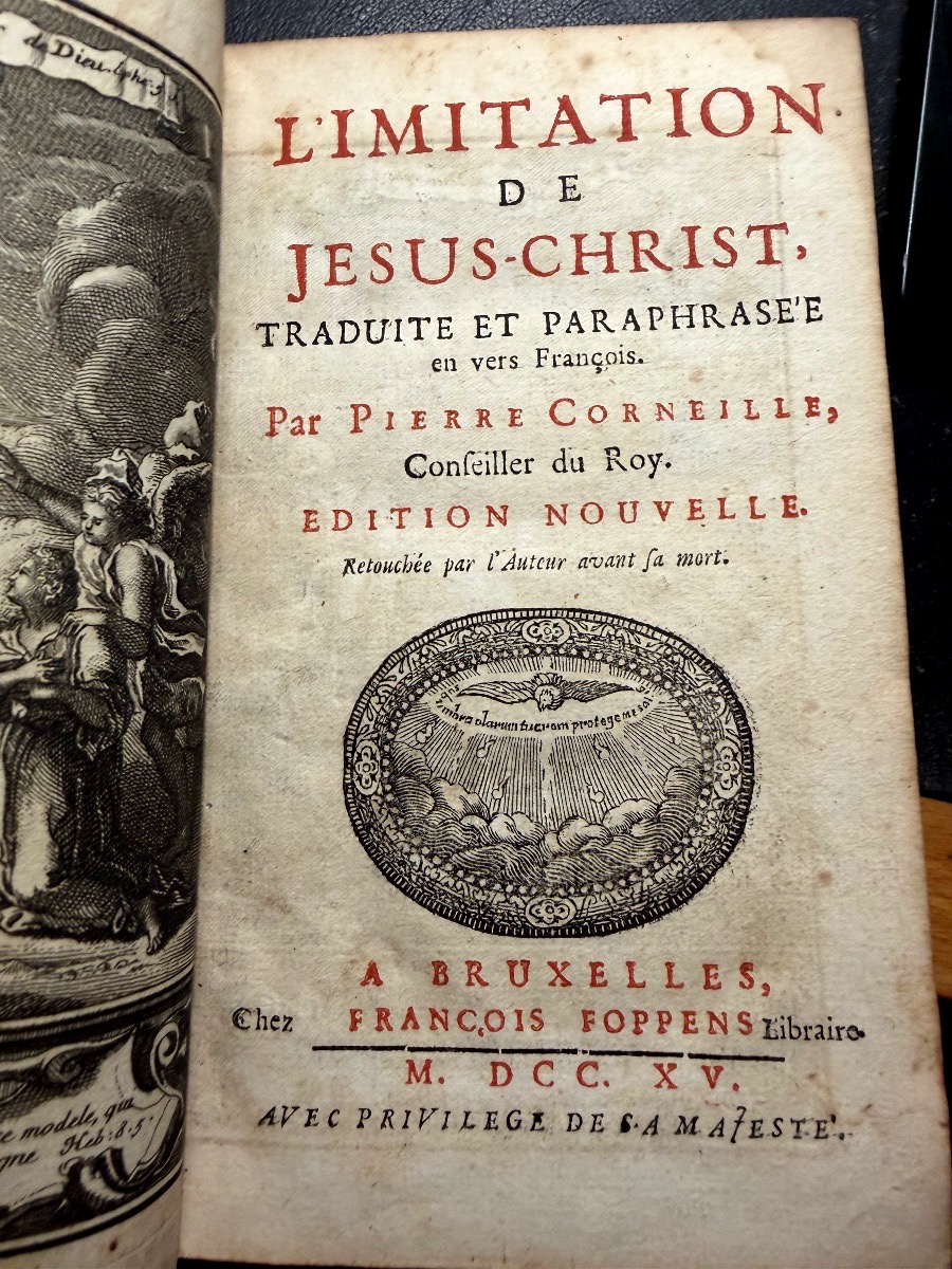 De l'imitation de Jésus-Christ, traduite et paraphrasée en vers Français, par Pierre Corneille-photo-3