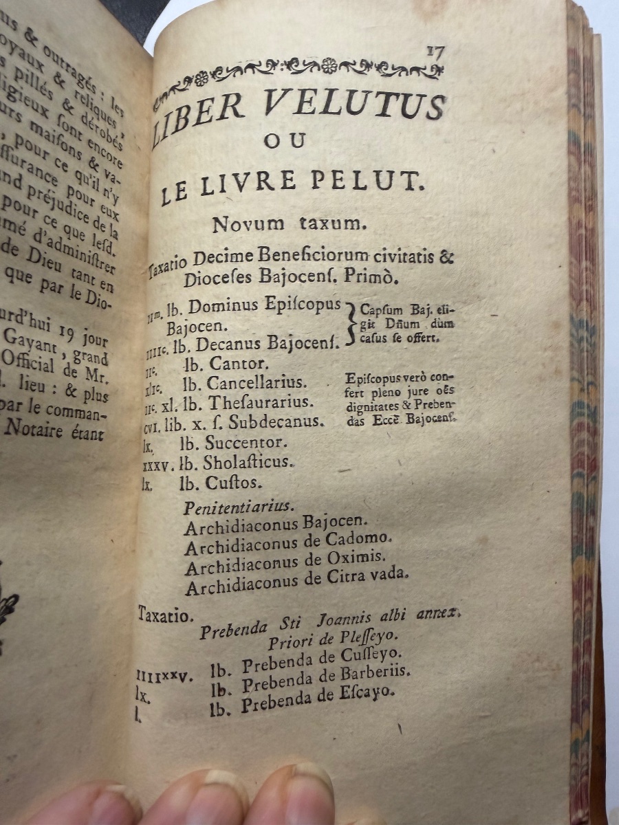 Bel et rare expl; de" l'Histoire de la Ville de Bayeux",  Avec un discours..Par M. Beziers 1773-photo-2