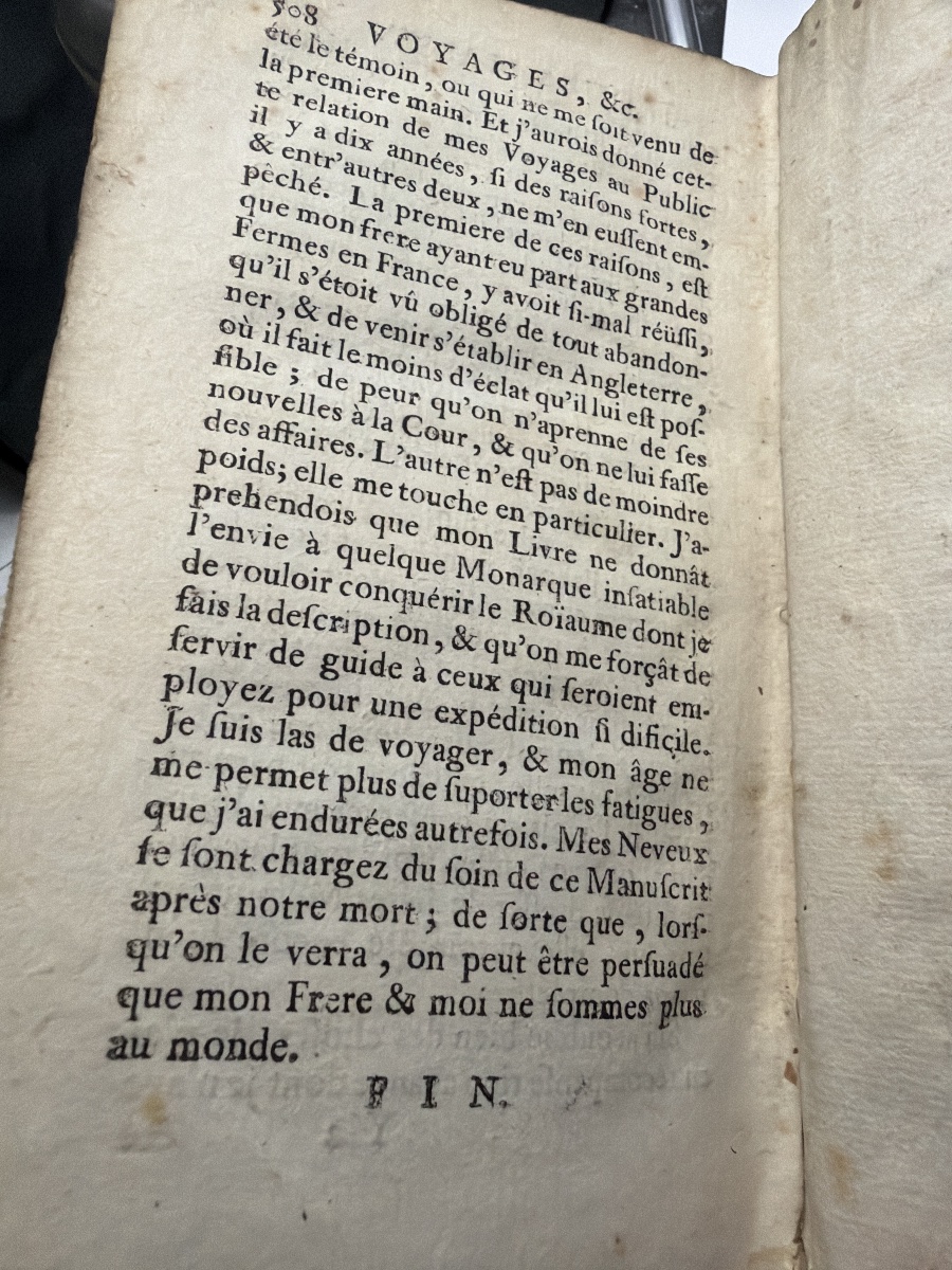  Vol. 1. In 12: The Travels And Adventures Of Jacques Massé. Published In Bordeaux By Jacques l'Aveugle. 1710-photo-8
