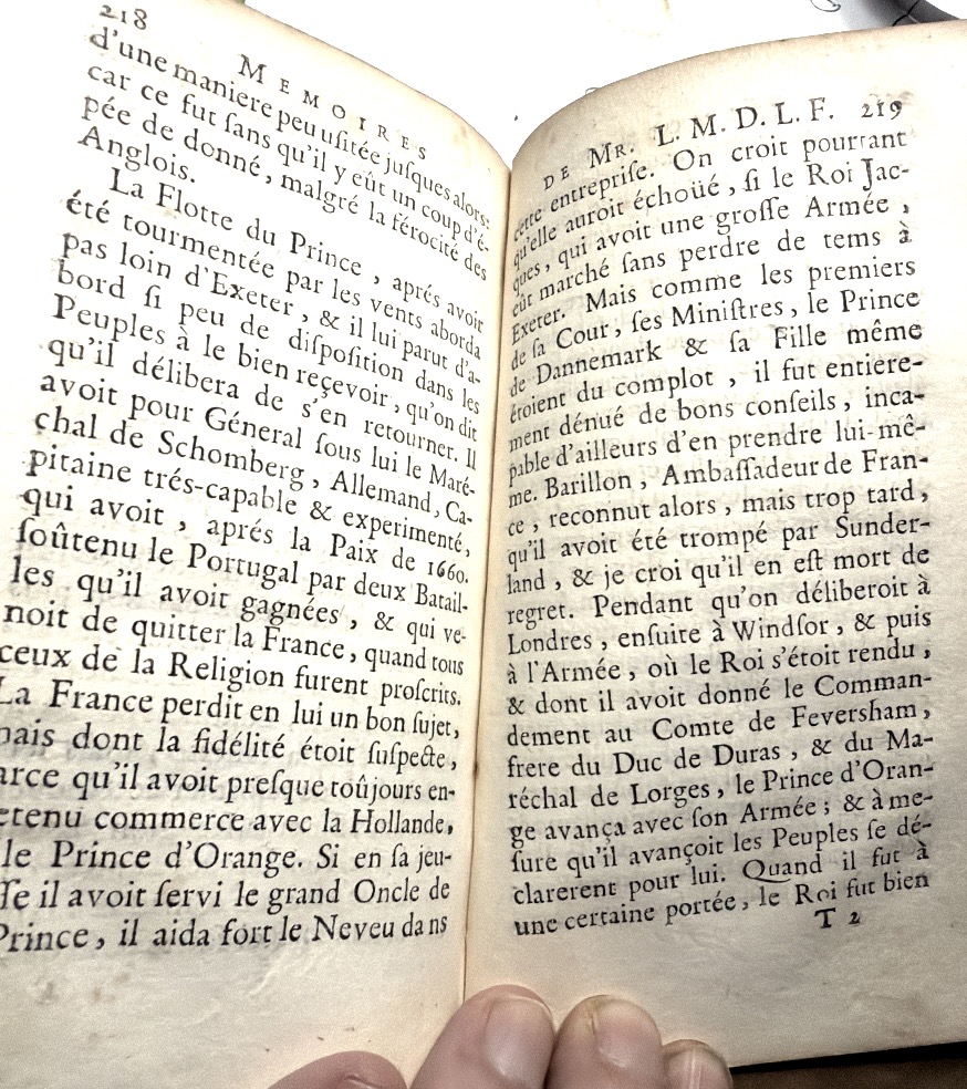  18èm, Armoiries de Paulin-Gabriel Pondre de Guermantes " Mémoires et Réflexions sur Louis XIV -photo-8