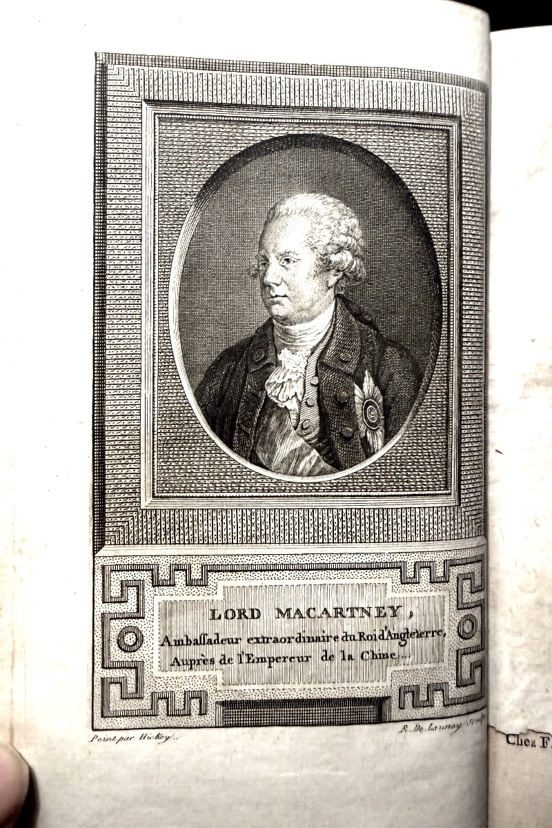 Rare, 5 Vols., In-8. "journey Into The Interior Of China And Tartary—1798. Lord Macartney 18"-photo-3
