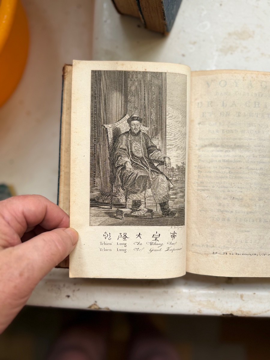 Rare, 5 Vols., In-8. "journey Into The Interior Of China And Tartary—1798. Lord Macartney 18"-photo-1