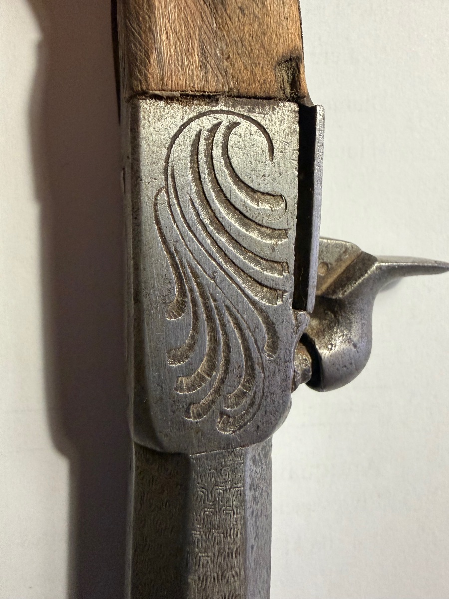 19th-century Pocket Percussion Pistol, "fist Gun" Or "chest Pistol," Circa 1840 -photo-4
