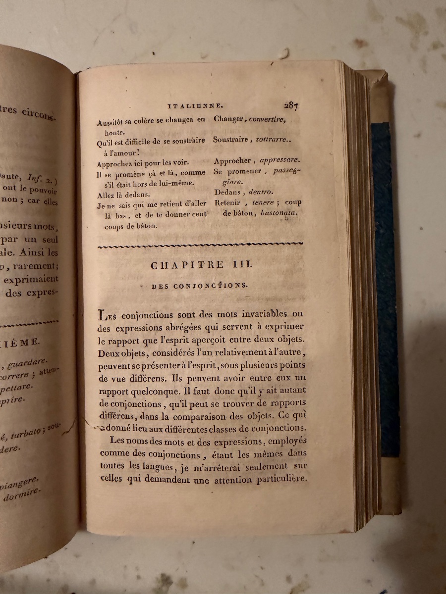 Grammaire Italienne,élémentaire et raisonnée,suivi d'un traitéde la Poésie Italienne Paris 1808-photo-6
