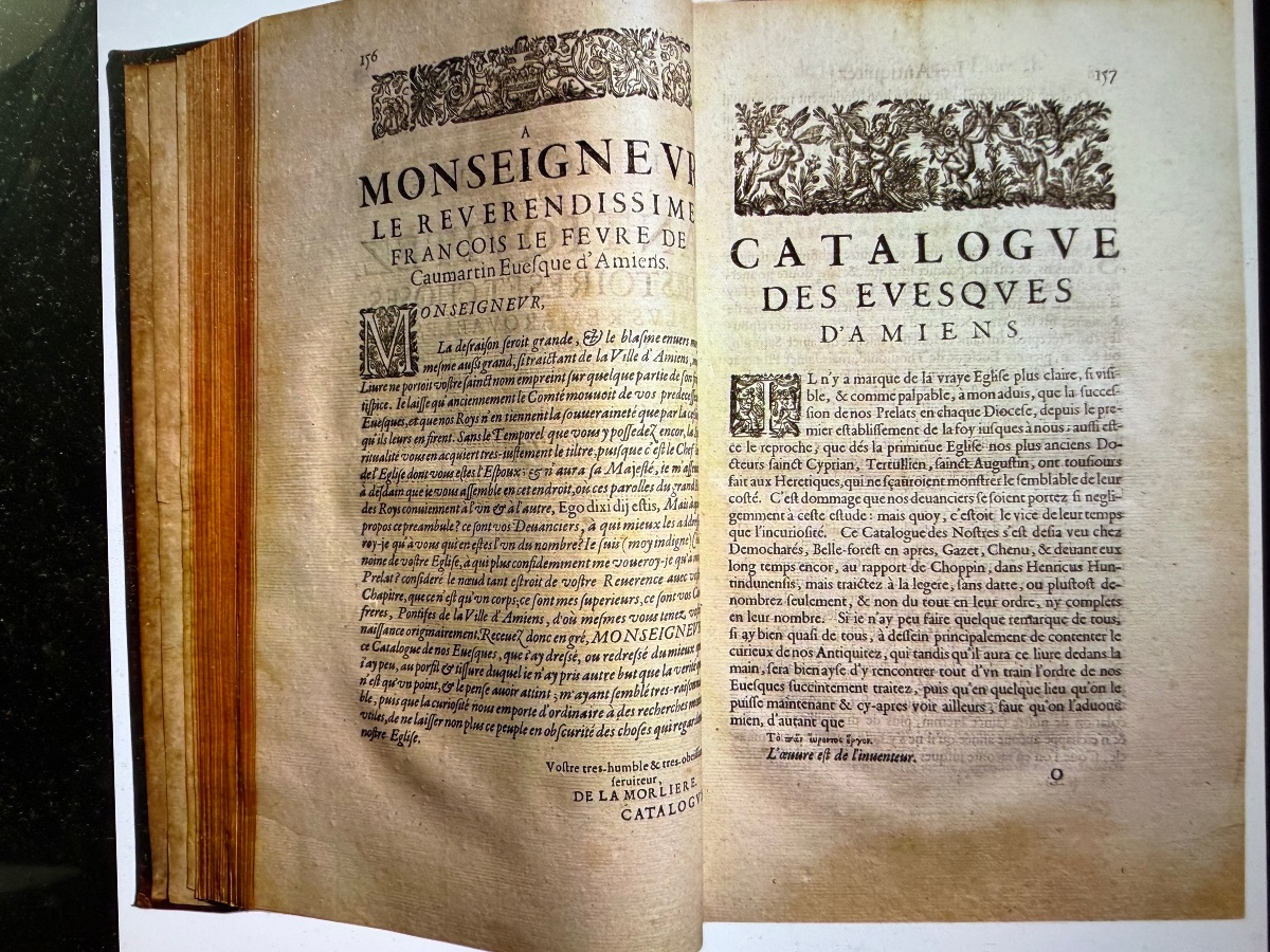 Les Antiquités , Histoires &choses plus remarquables de la Ville d'Amiens 1642 .Ade La Morlière-photo-2