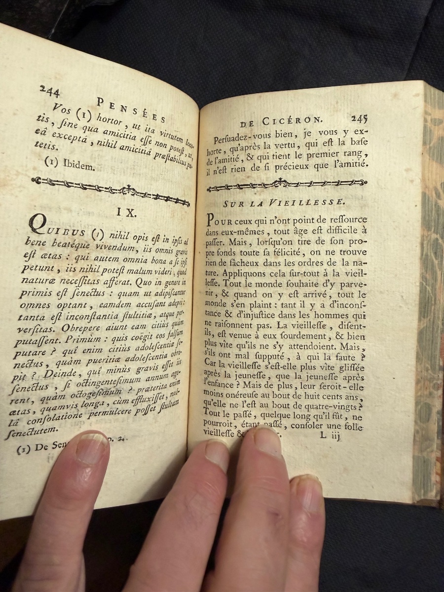 Pensées De Ciceron , 1 Vol. In 12-photo-8