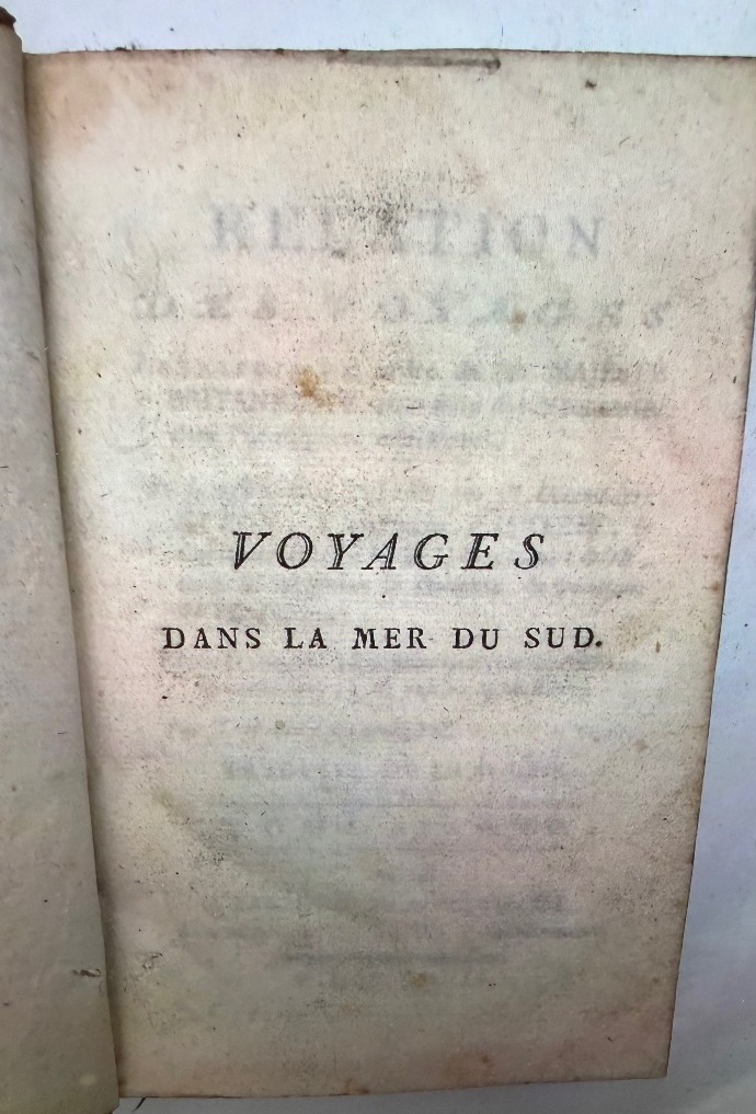  4 Vol:Relation des Voyages entrepris par sa Majesté Britannique exécutés par le Commodore.1774-photo-2