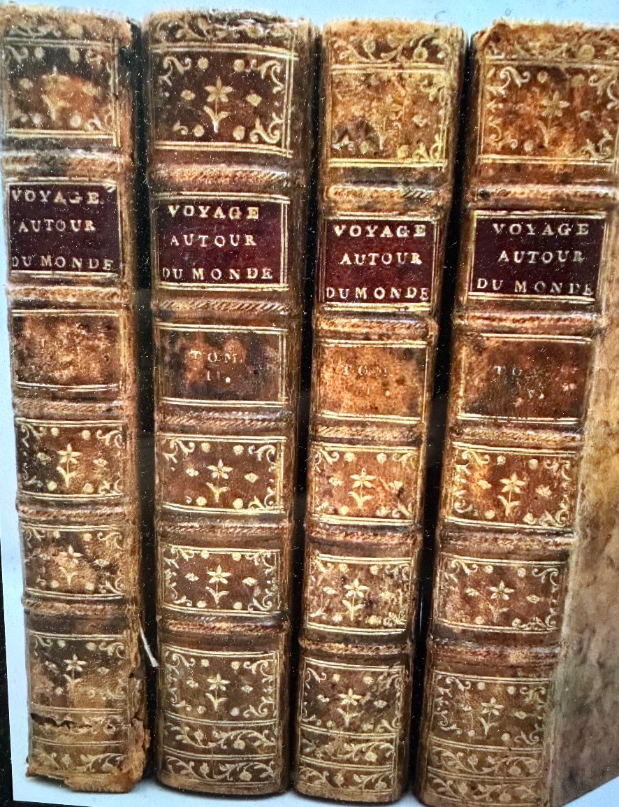  4 Vol:Relation des Voyages entrepris par sa Majesté Britannique exécutés par le Commodore.1774