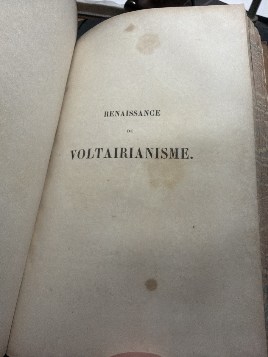 1  Vol Armes Guillaume Pavée de Vendeuvre :"Essais sur la Philosophie et la Religion" E Saisset-photo-7